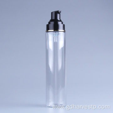 Cosmetic Plastic Bottle With Black Lotion Pump Dispenser